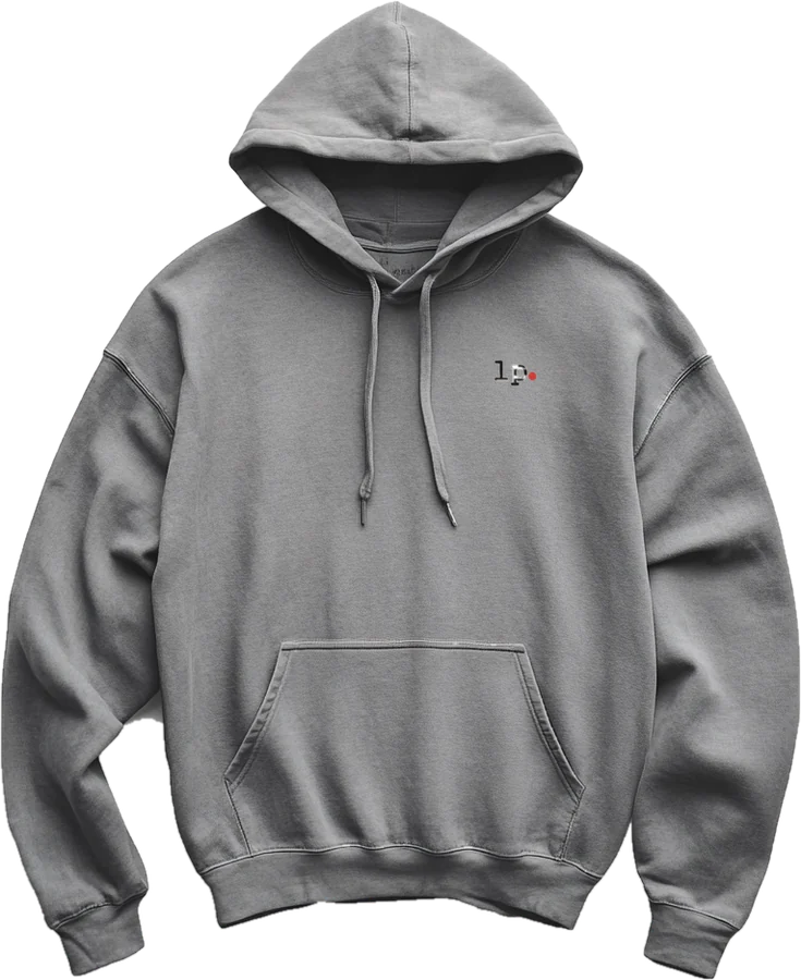 hoodie, grau